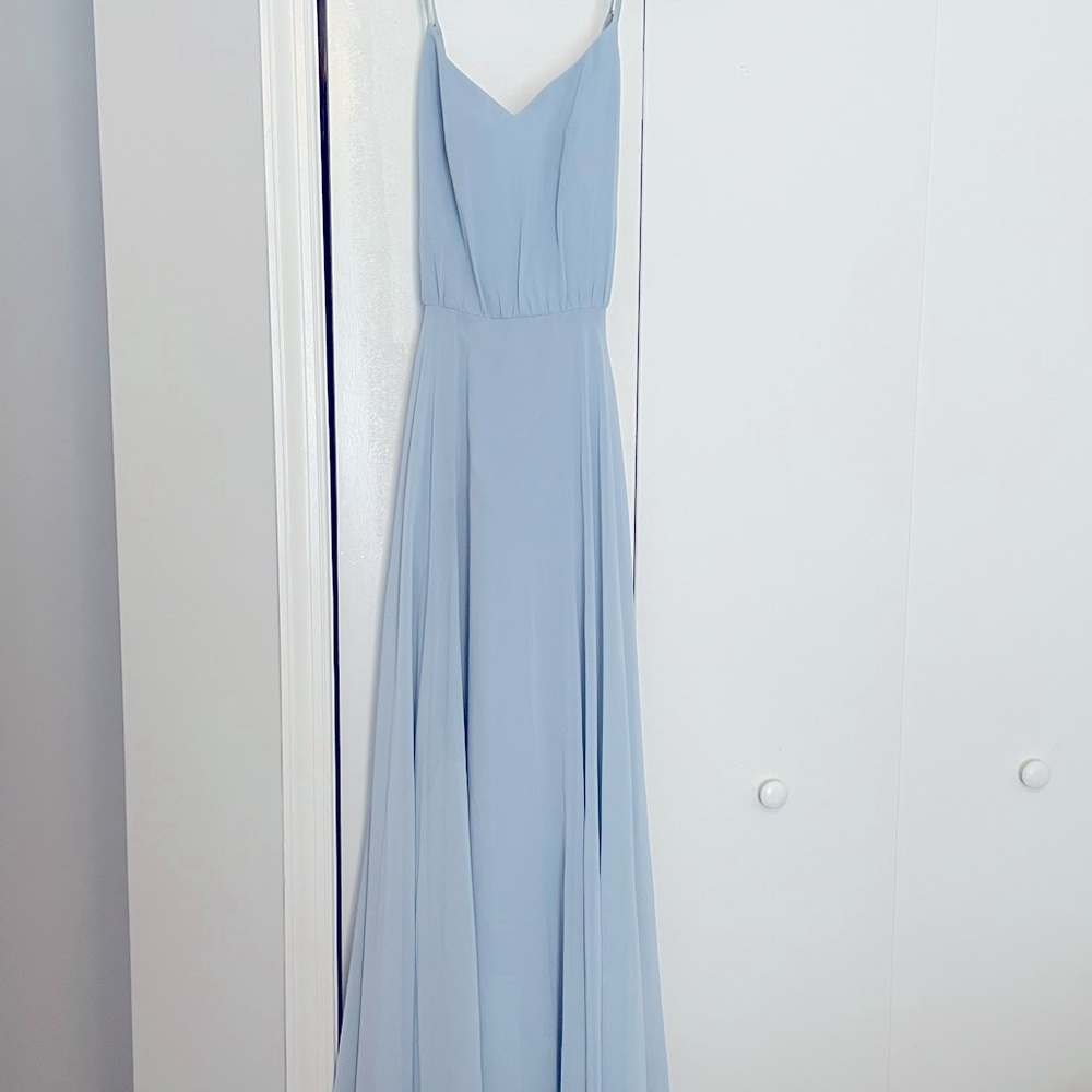 Revelry Kaia Bridesmaid Dress in Light Blue
